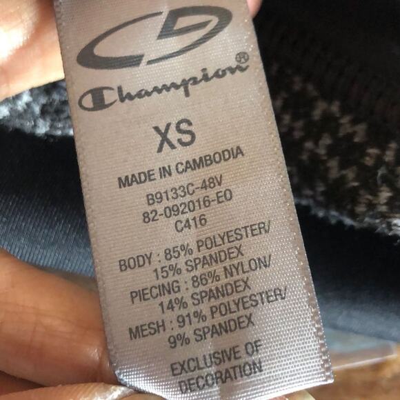 Champion Herringbone Pattern Women's Athletic Legging XS Activewear Stretchy - Picture 7 of 11